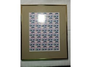 Elvis Presley Framed Stamps