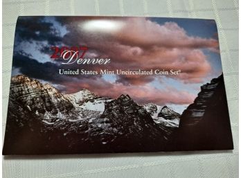 2007 Denver United States Mint Uncirculated Coin Set