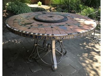 Outdoor Mosaic Dining Table