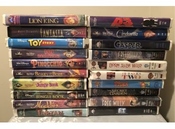 Disney & Warner Bros. VHS Collection