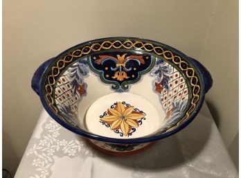 Terra Bella Hand Painted Decorative Bowl