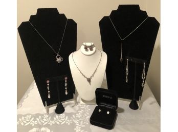 Silvertone Jewelry Collection Lot 2
