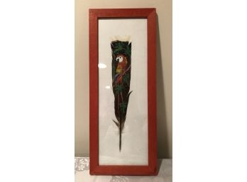 Hand Painted Feather Art (Numbered, Signed & Dated)