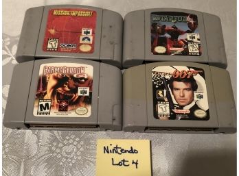 Nintendo Game 64 Cartridges Lot 4