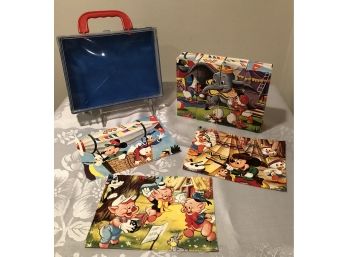 Vintage Disney Picture Cubes Puzzle Blocks