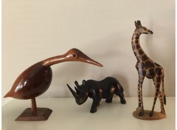 Wooden Animal Collectibles