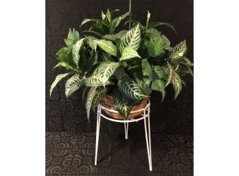 Artificial Plant & Plant Stand