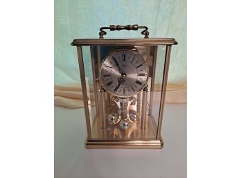Brass Elgin Anniversary Clock