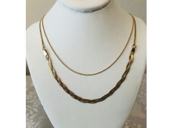 14K Gold Necklaces (5.3 Grams)