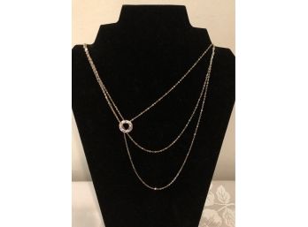 Sterling Silver Artisan Necklace (4.6 Grams)