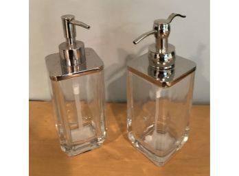 Glass Soap Dispensers - BRAND NEW!