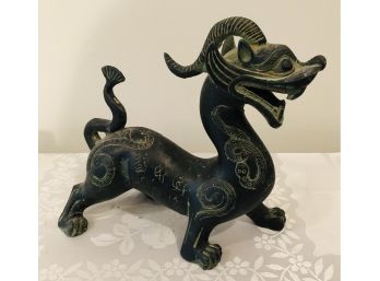 Iron Dragon Sculpture