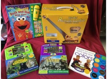 Kids Books And Toy Crane