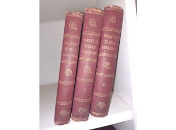 The French Revolution By Carlyle Vol 1,2,3 - 1889