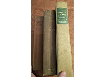 3 Books: Canterbury Tales, Seven Pillars Of Wisdom, & A Conrad Argosy