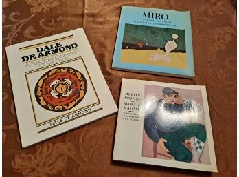 Dale De Armond, Miro, & Manet To Matisse - 3 Books