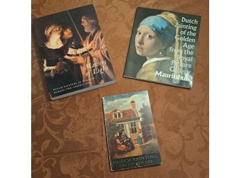 3 Dutch Painting Books Lot #67