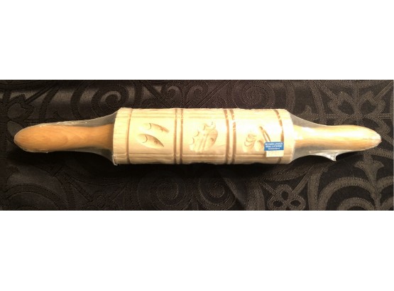 Schmid Linder Embossed Rolling Pin - BRAND NEW!