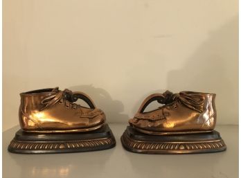 Baby Shoe Bookends