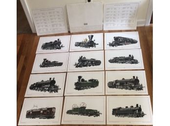 SGP Vintage Locomotive Prints
