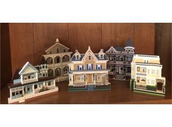 Hand Painted & Signed Shelia Victorian Houses