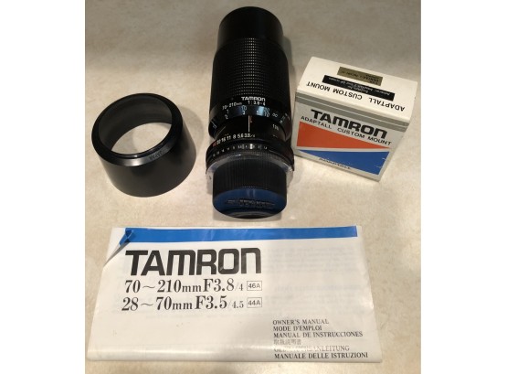 TAMRON Camera Lens & Custom Mount