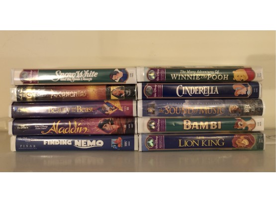 Walt Disney VHS Collection - SOME ARE SEALED!
