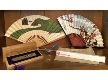 Asian Fans & Cloisonne Collectibles - ALL BRAND NEW!