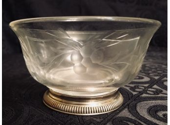 Vintage Sterling Silver Footed Bowl