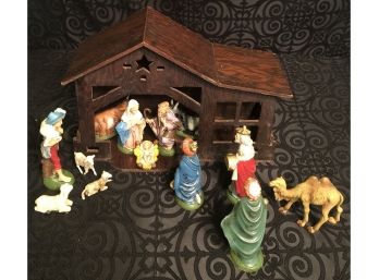Vintage Nativity Set (Italy)