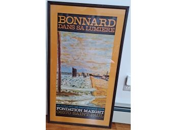 Bonnard Dans Sa Lumiere Framed Poster