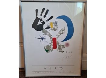 Miro Christie's Contemporary Art Framed Poster