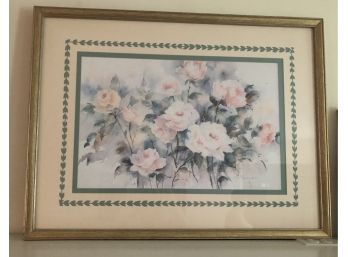 Floral Artwork By Steadman (Signed)