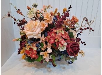 Flower Arrangement In Tiffany Bowl