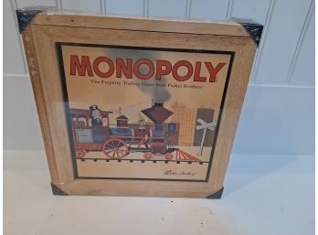 New Monopoly Game In Wooden Box