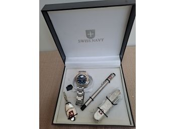 NEW Swiss Navy Watch, Keychain, Pen & Knife Set
