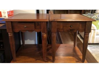 Scalloped Edge End Tables