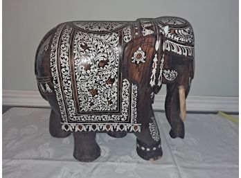 Large Wooden Elephant