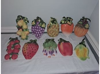 Wall Fruit Plaques