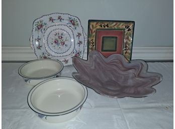 Miscellaneous Platters & Bowl