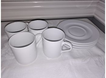 Porcelain Demitasse Cup/Saucer Set