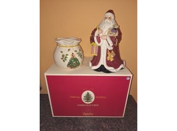 Spode Christmas Santa Cookie Jar & More