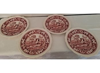 Spode Pink Tower Pattern Plater (England)