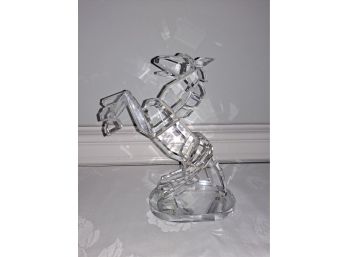 Glass Horse Figurine