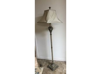 Brushed Silver Floor Lamp