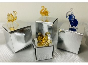 Micro Mini Blown Glass Animal Collection