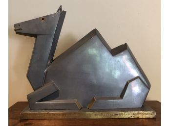 Artisan Camel Metal Sculpture (Hong Kong)