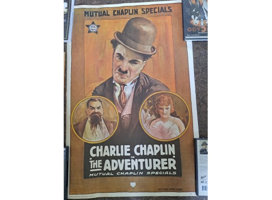 Poster - Charlie Chaplin In The Adventurer
