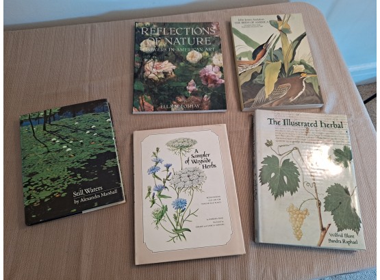 Reflections Of Nature, The Illustrated Herbal, & More Book Lot #3