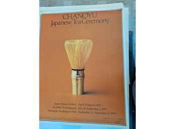 Poster - Chanoyu Japanese Tea Ceremony